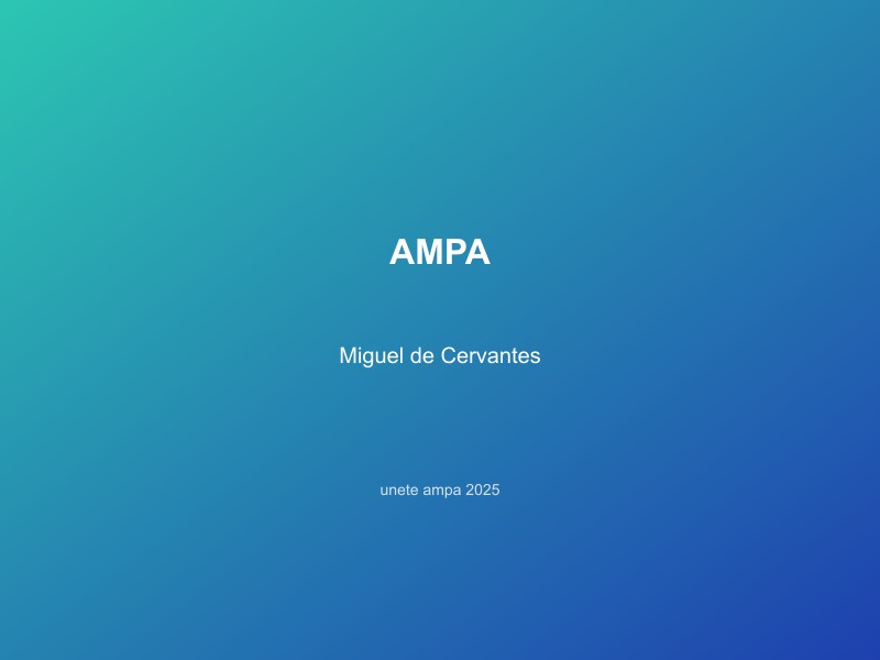 Hazte Socio del AMPA Miguel de Cervantes 2025: Tu Voz Cuenta, Tu Familia Importa